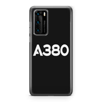 Thumbnail for A380 Flat Text Designed Huawei Cases