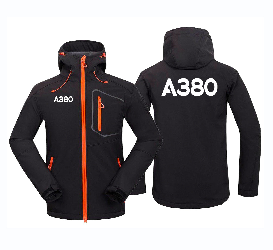 A380 Flat Text Polar Style Jackets