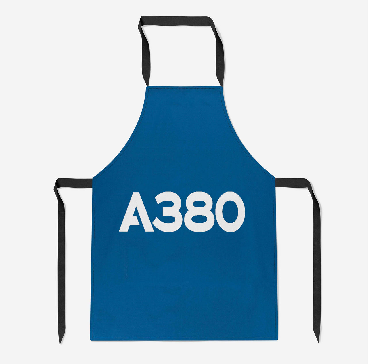 A380 Flat Text Designed Kitchen Aprons