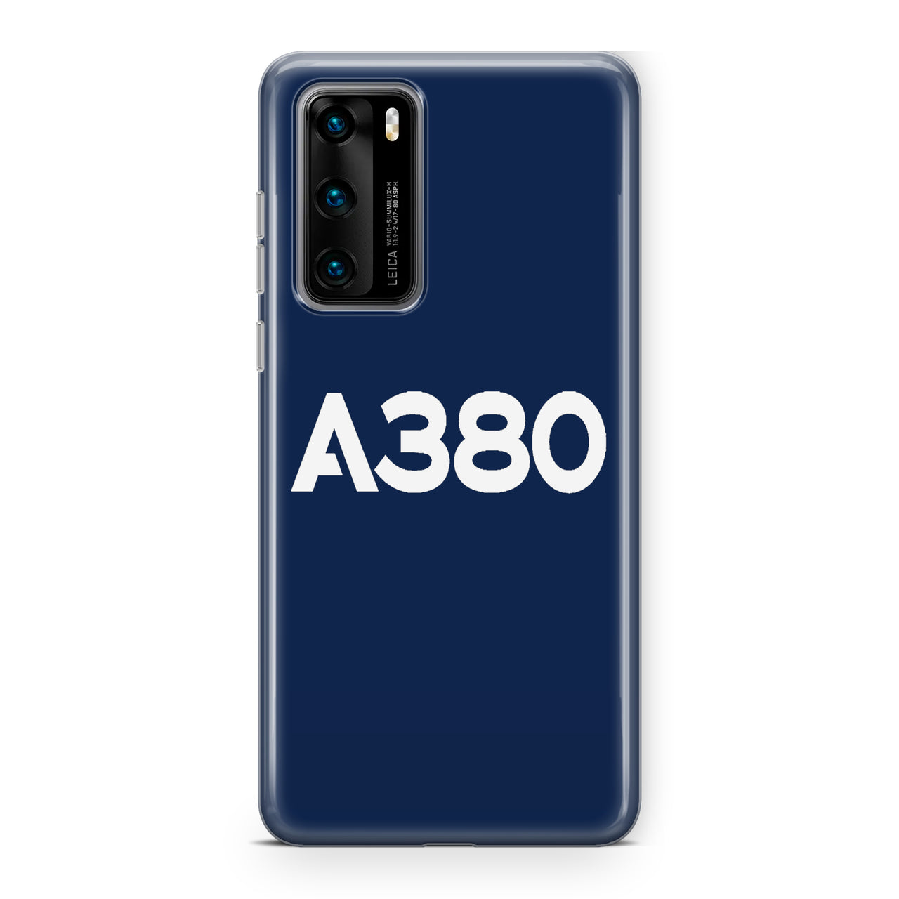 A380 Flat Text Designed Huawei Cases