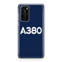 Thumbnail for A380 Flat Text Designed Huawei Cases