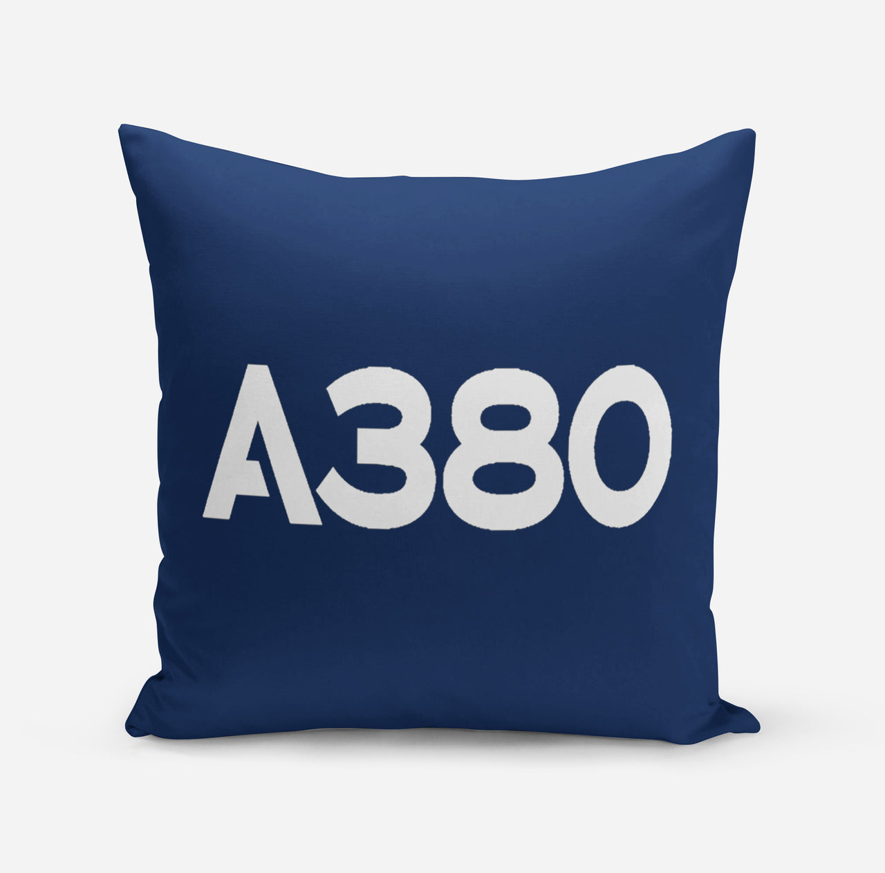 A380 Flat Text Designed Pillows