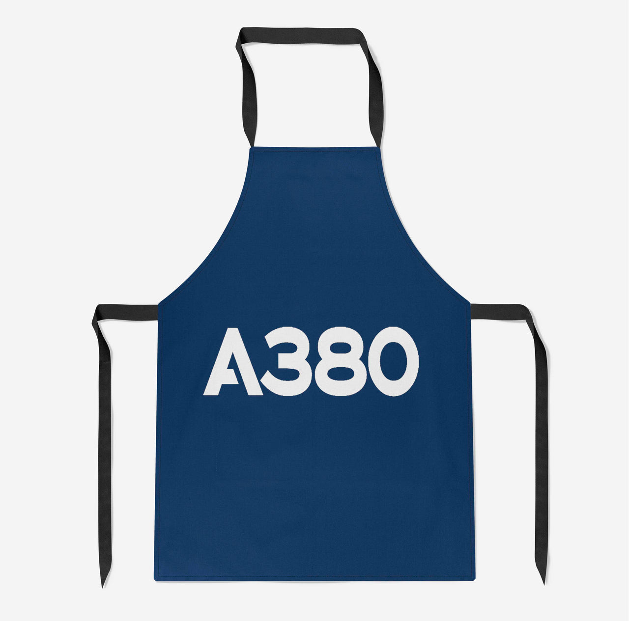 A380 Flat Text Designed Kitchen Aprons