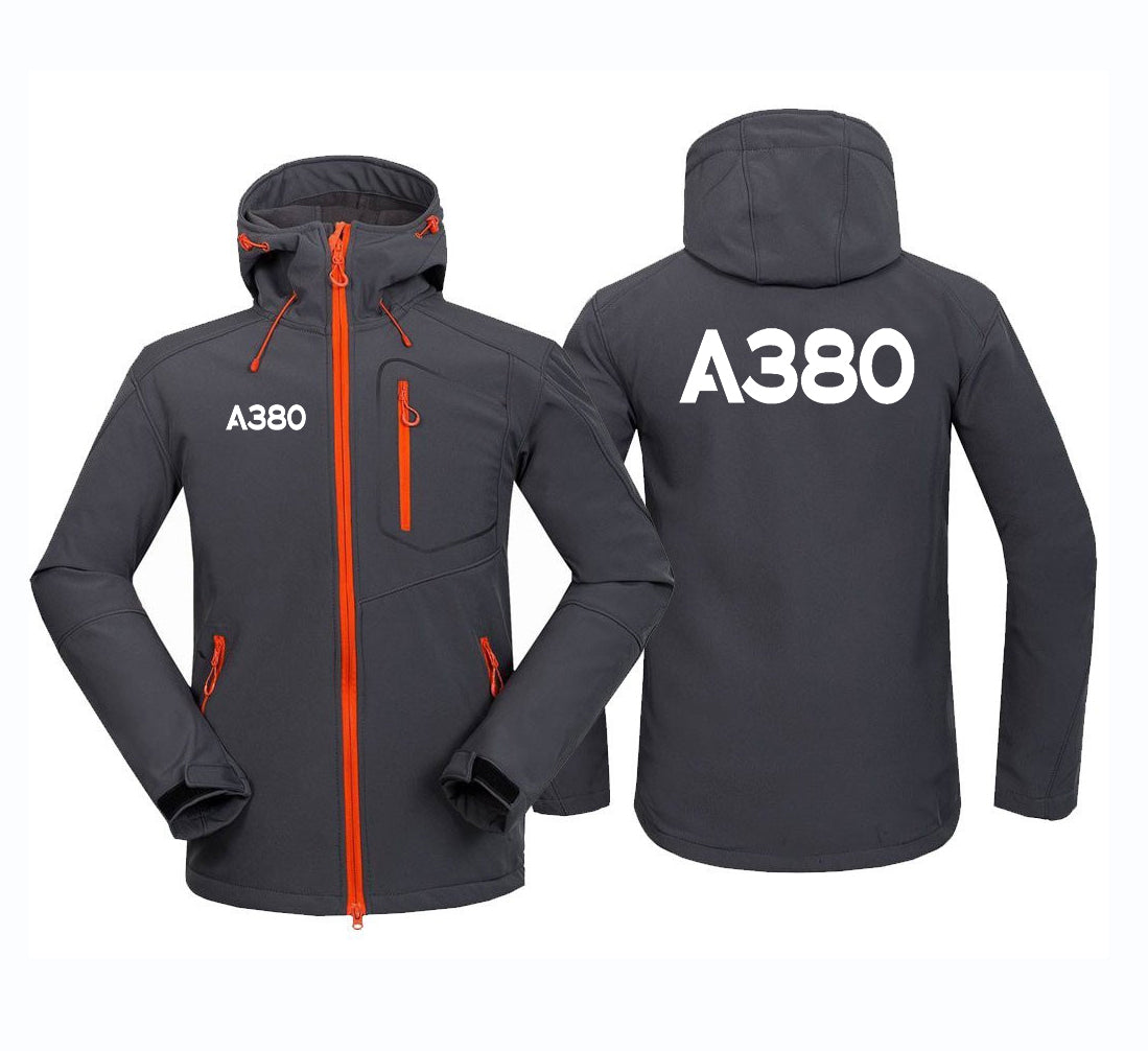 A380 Flat Text Polar Style Jackets