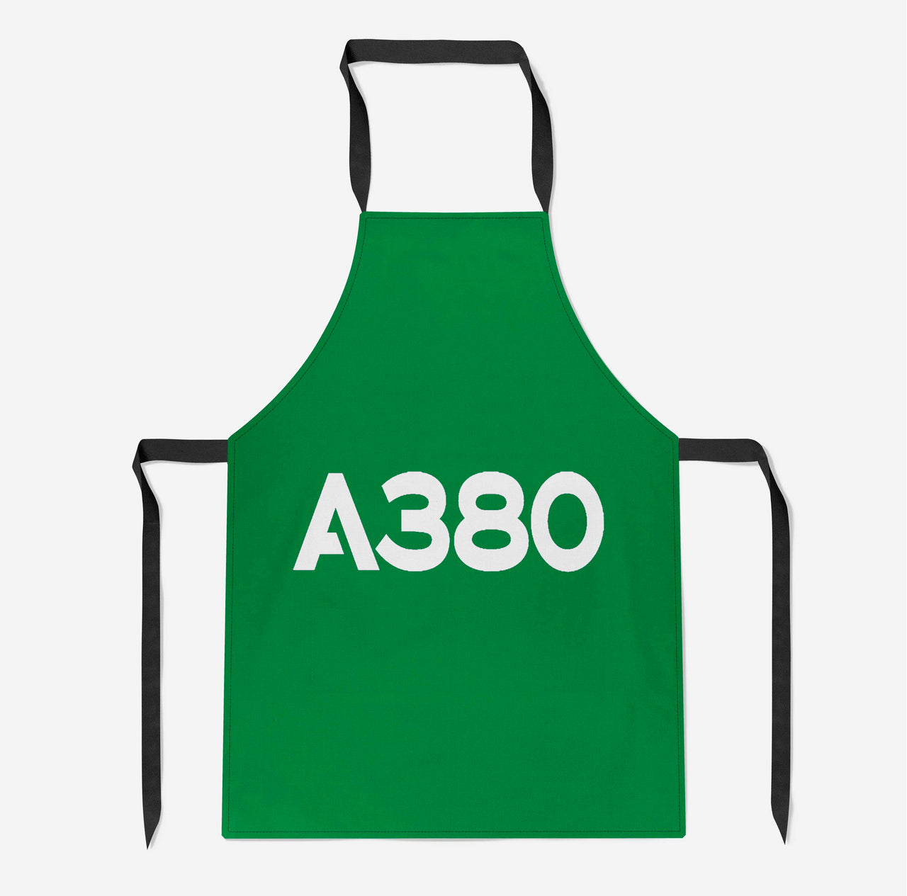 A380 Flat Text Designed Kitchen Aprons