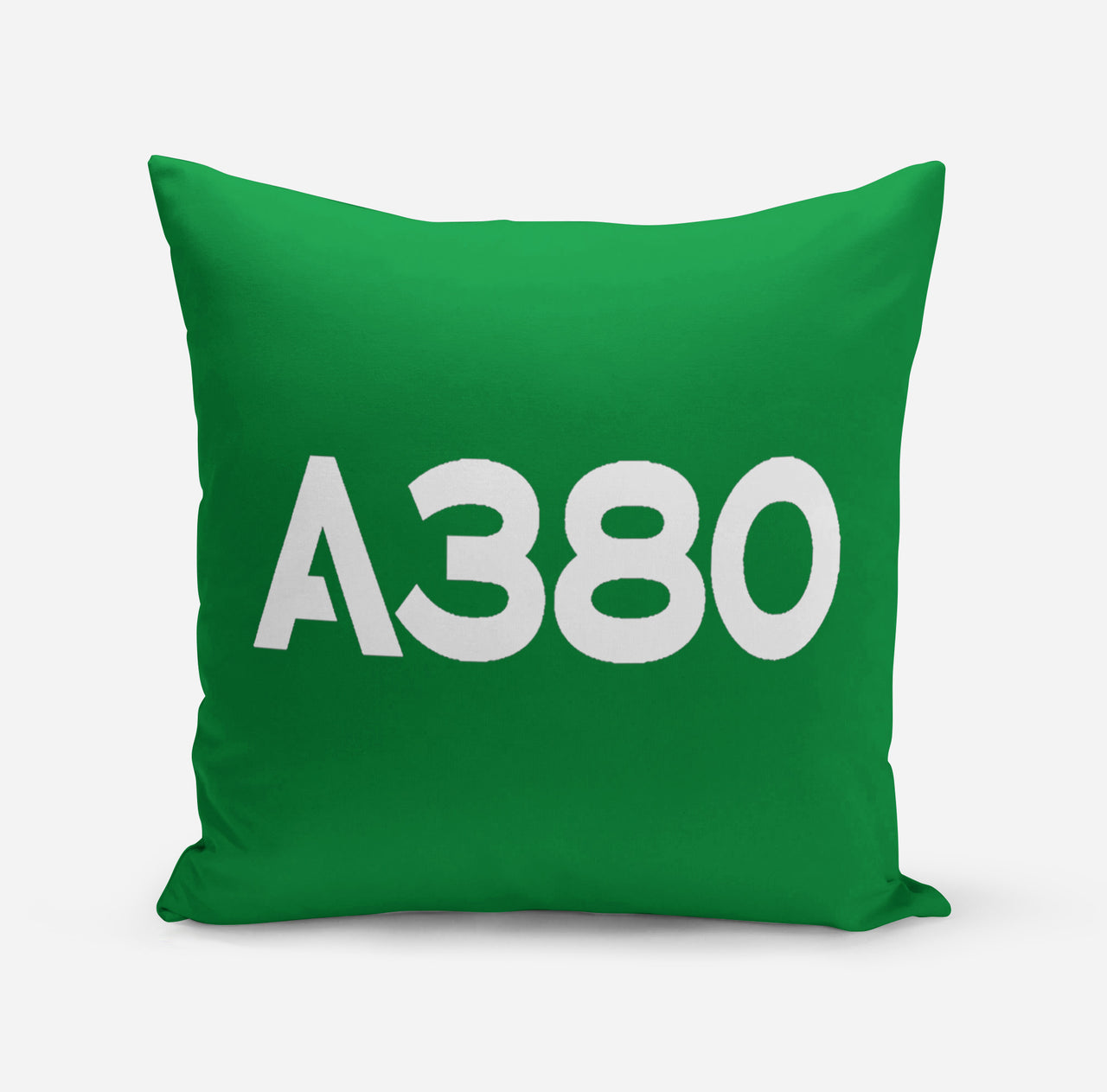 A380 Flat Text Designed Pillows