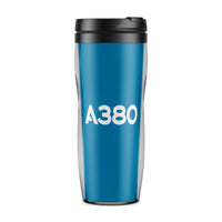 Thumbnail for A380 Flat Text Designed Travel Mugs