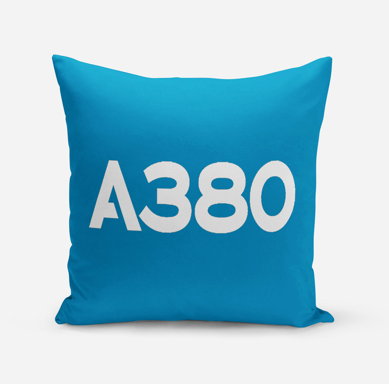 A380 Flat Text Designed Pillows