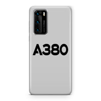 Thumbnail for A380 Flat Text Designed Huawei Cases