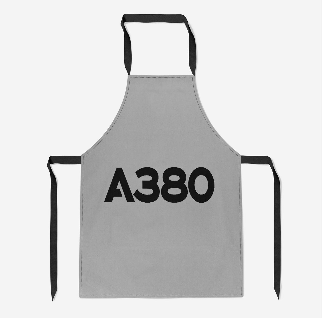 A380 Flat Text Designed Kitchen Aprons