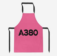 Thumbnail for A380 Flat Text Designed Kitchen Aprons