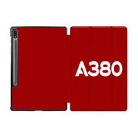Thumbnail for A380 Flat Text Designed Samsung Tablet Cases
