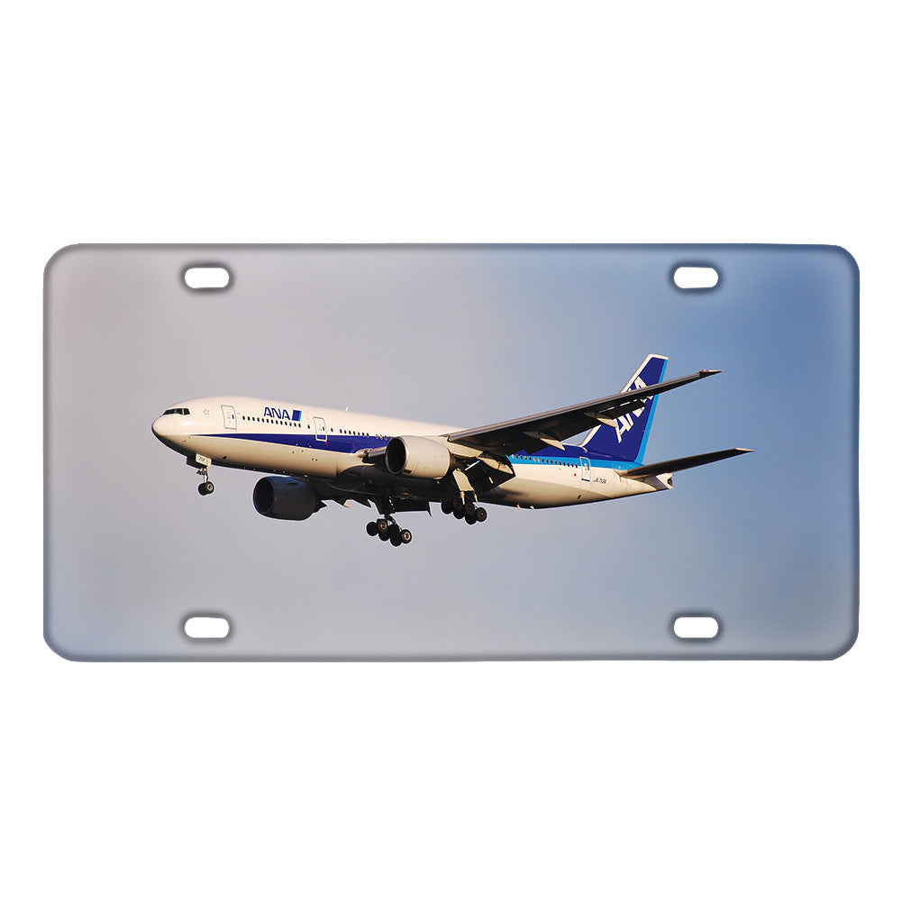 ANA's Boeing 777 Designed Metal (License) Plates