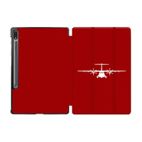 Thumbnail for ATR-72 Silhouette Designed Samsung Tablet Cases