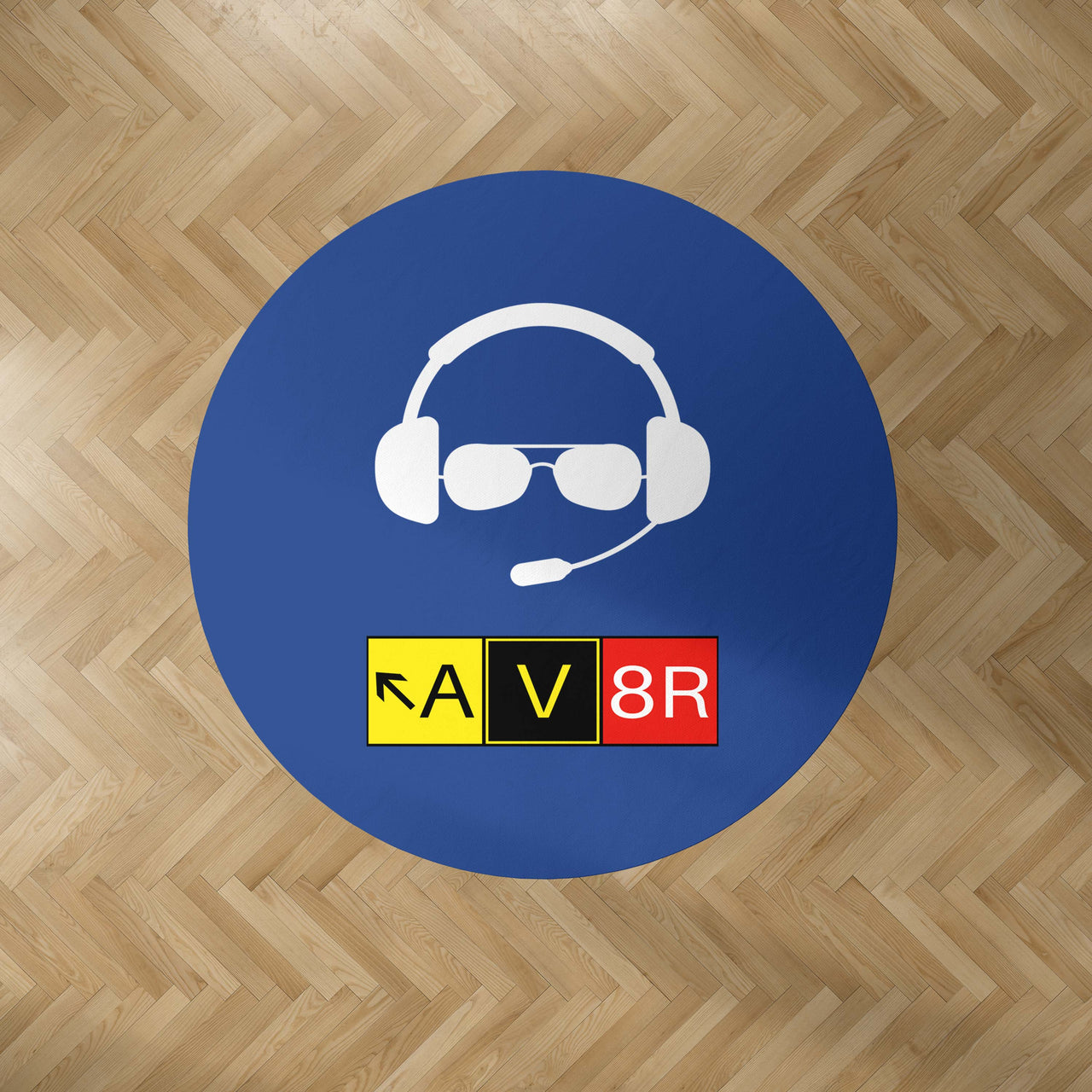 AV8R 2 Designed Carpet & Floor Mats (Round)