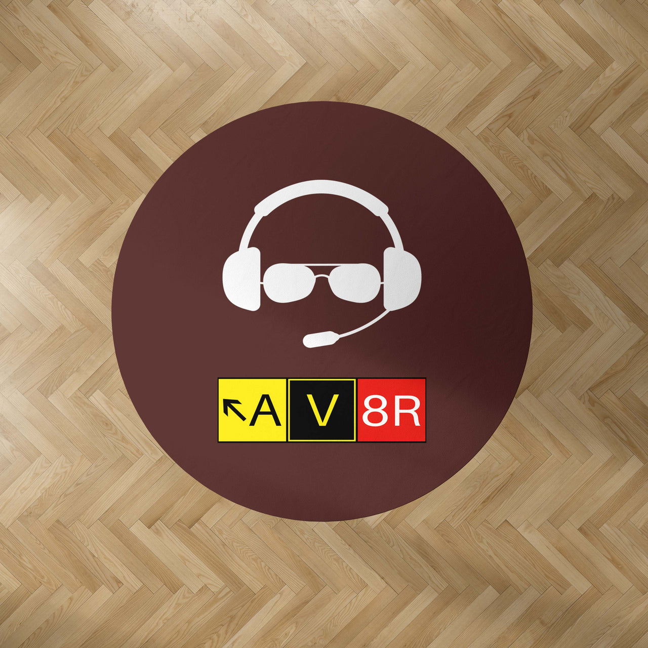 AV8R 2 Designed Carpet & Floor Mats (Round)