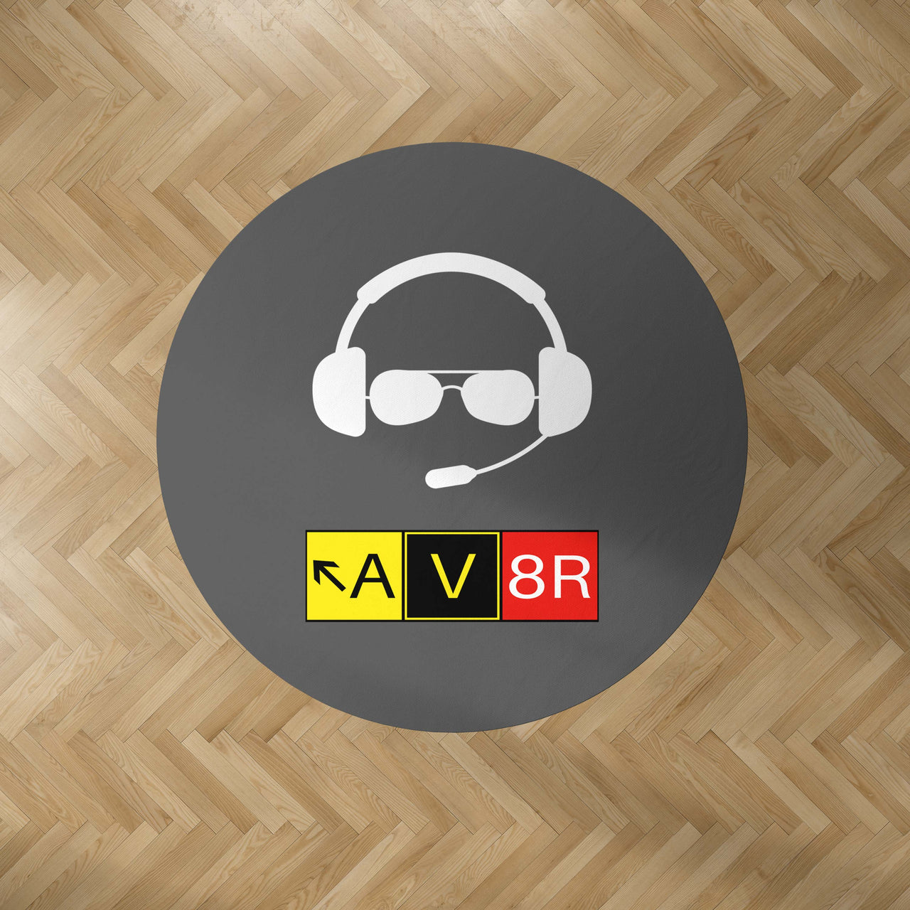 AV8R 2 Designed Carpet & Floor Mats (Round)