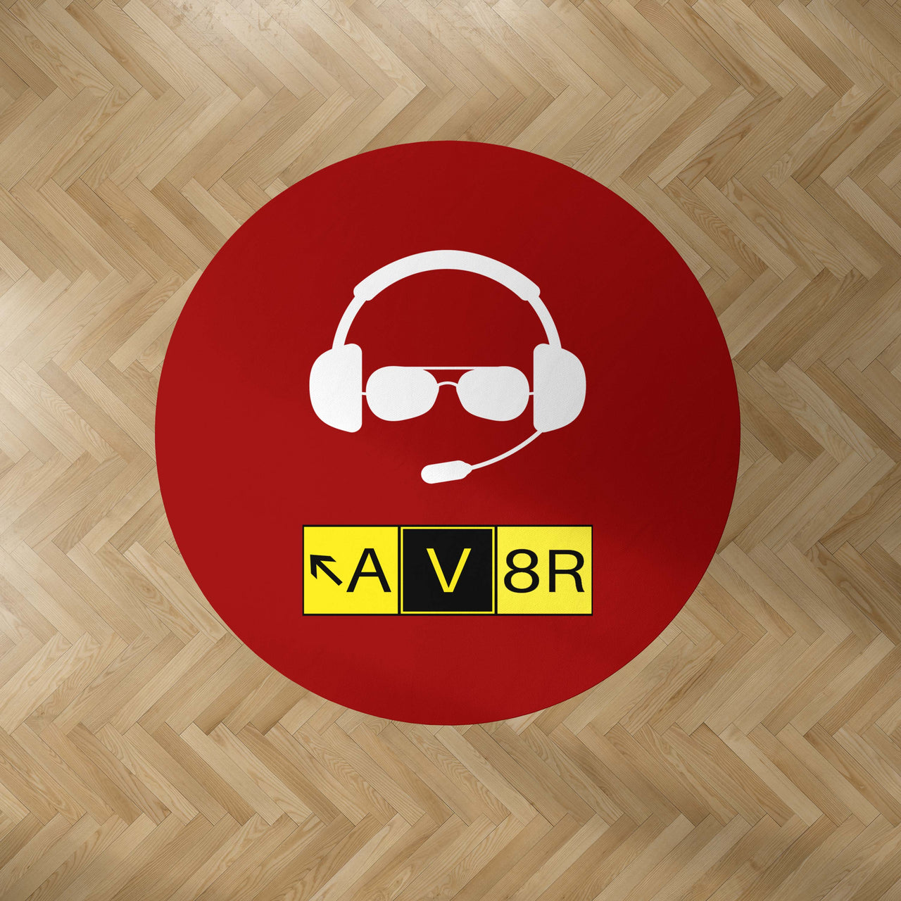 AV8R 2 Designed Carpet & Floor Mats (Round)