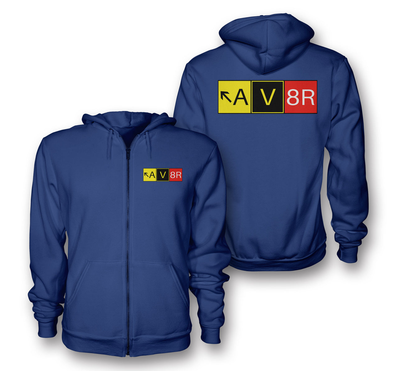 AV8R Designed Zipped Hoodies