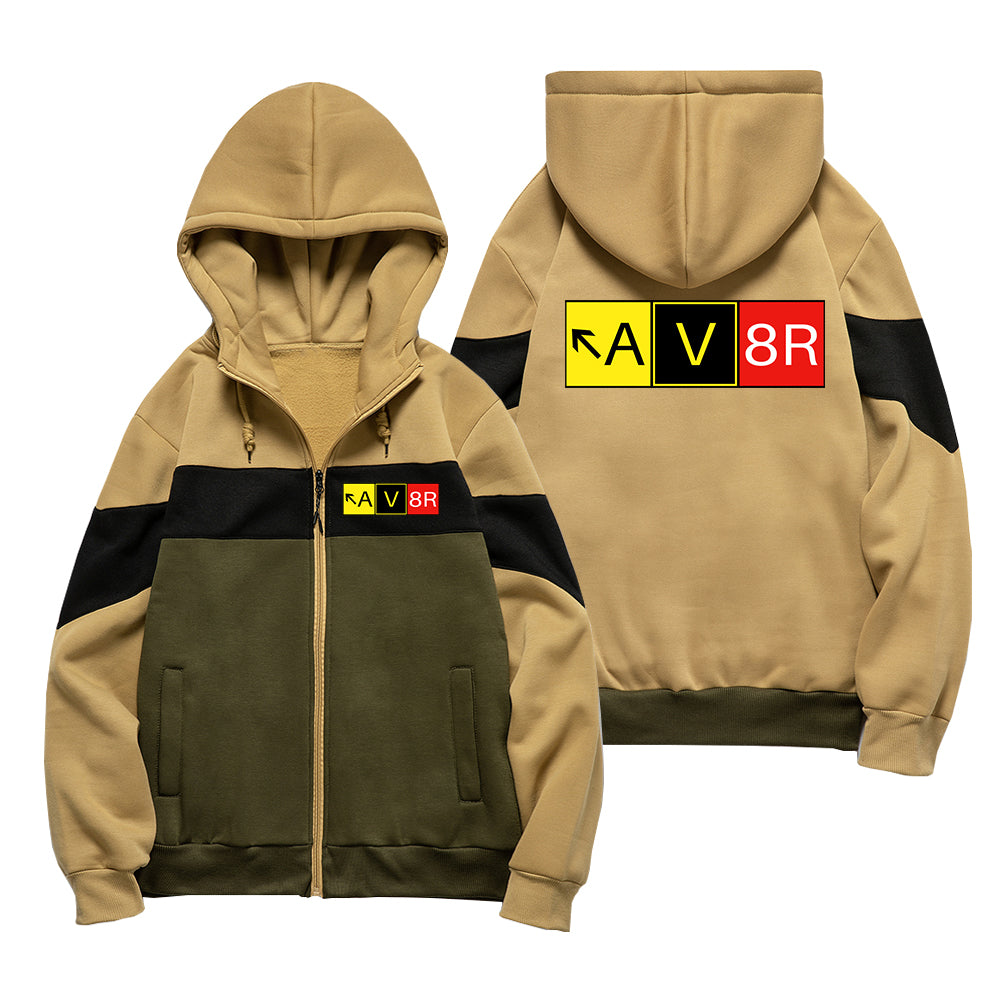 AV8R Designed Colourful Zipped Hoodies