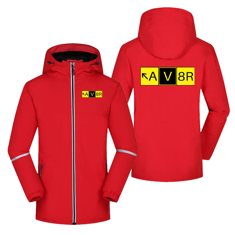 AV8R Designed Rain Coats & Jackets