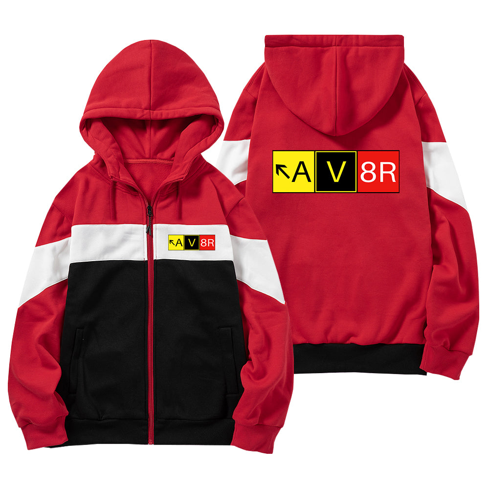 AV8R Designed Colourful Zipped Hoodies