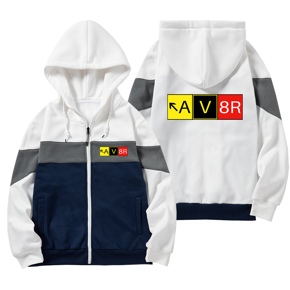 AV8R Designed Colourful Zipped Hoodies