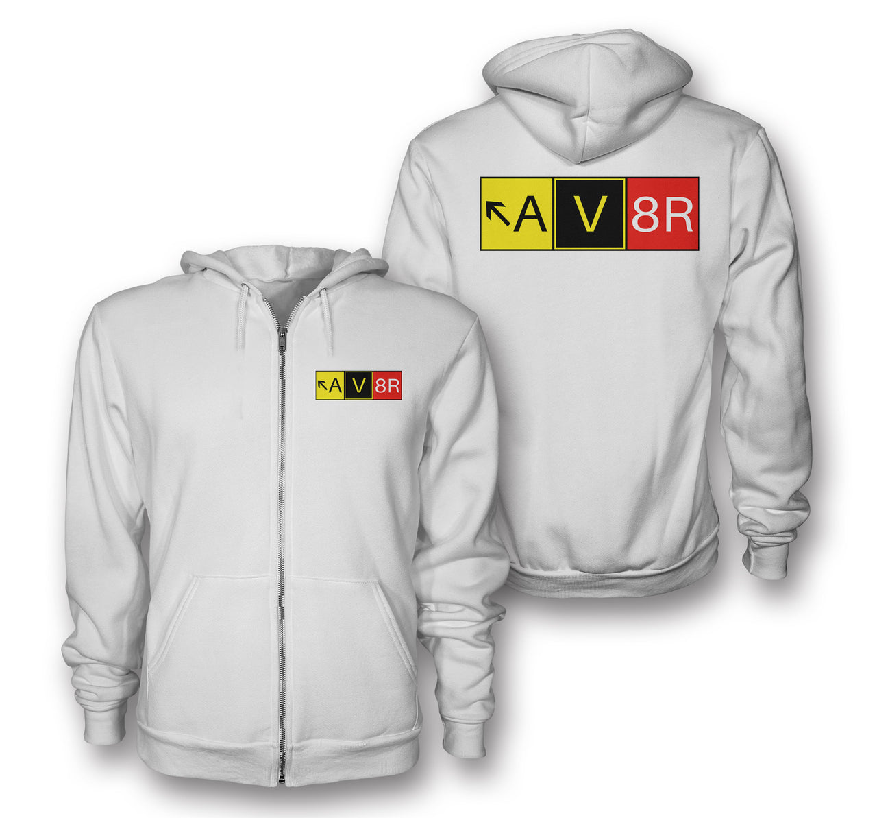 AV8R Designed Zipped Hoodies