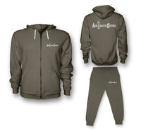 Thumbnail for Air Traffic Control Designed Zipped Hoodies & Sweatpants Set