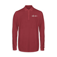 Thumbnail for Air Traffic Control Designed Long Sleeve Polo T-Shirts