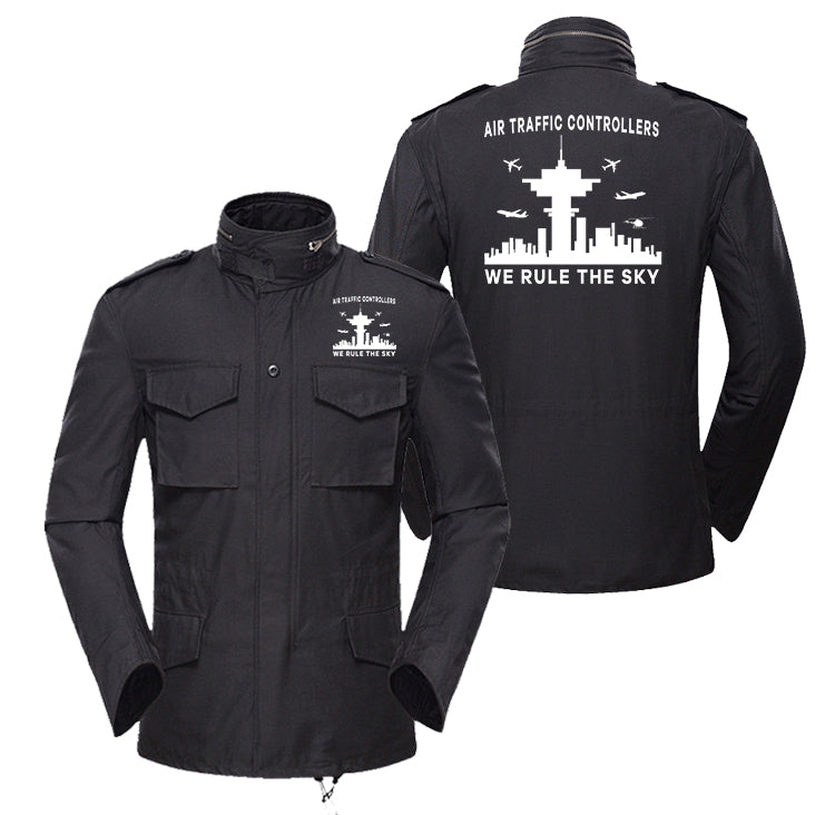 Air Traffic Controllers - We Rule The Sky Designed Military Coats