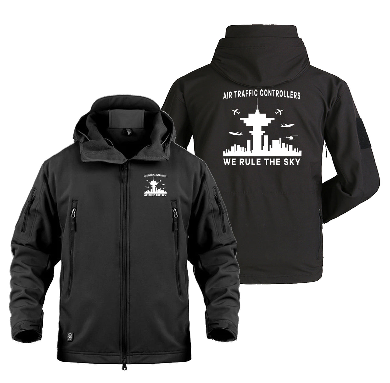 Air Traffic Controllers - We Rule The Sky Designed Military Jackets (Customizable)