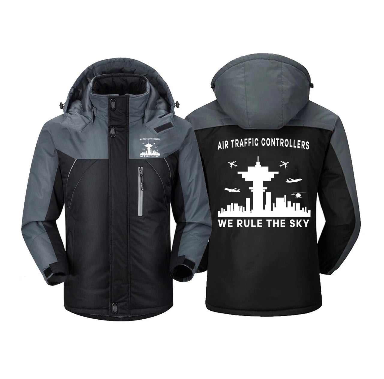 Air Traffic Controllers - We Rule The Sky Designed Thick Winter Jackets