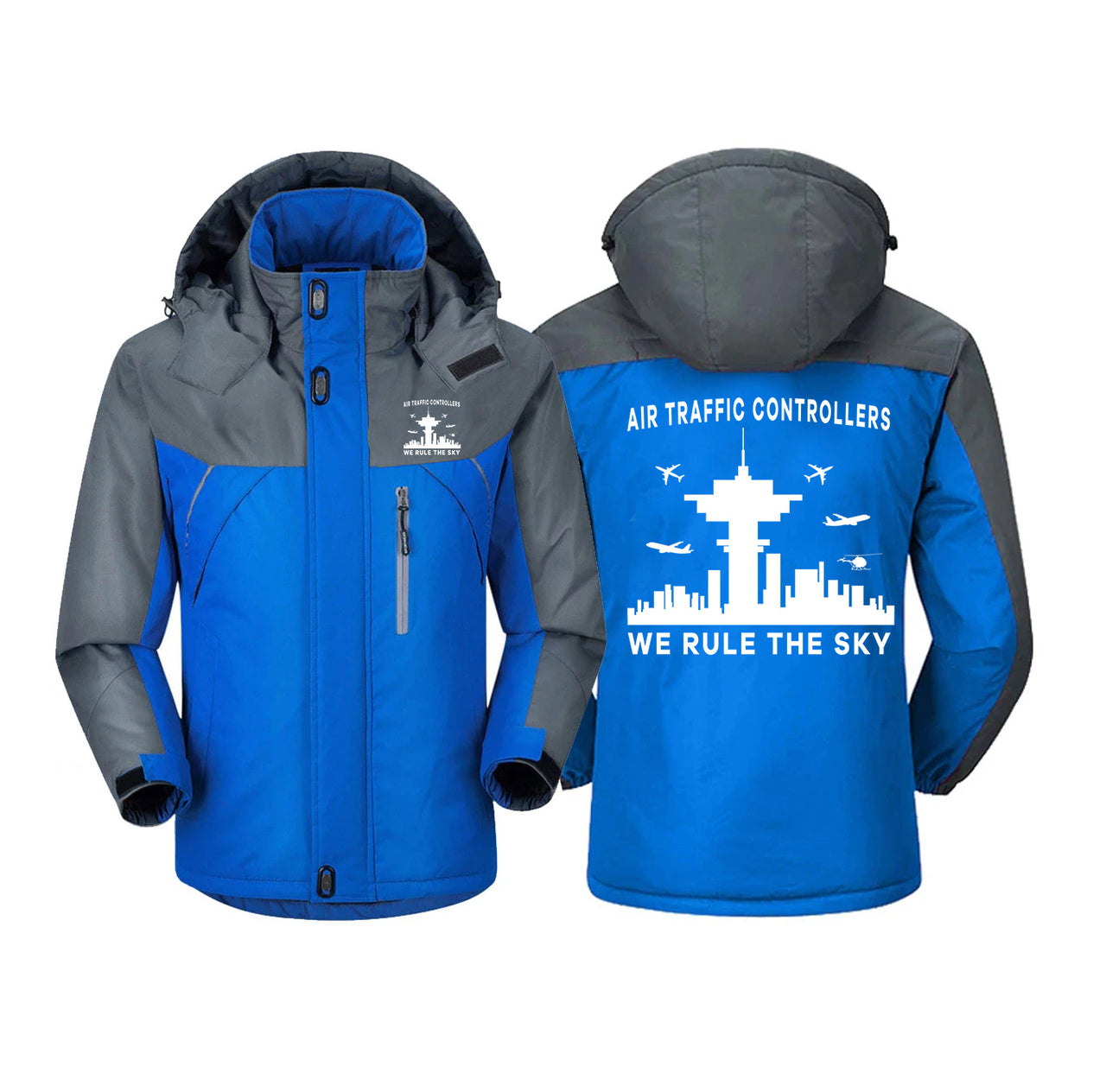 Air Traffic Controllers - We Rule The Sky Designed Thick Winter Jackets