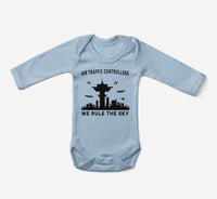 Thumbnail for Air Traffic Controllers - We Rule The Sky Designed Baby Bodysuits