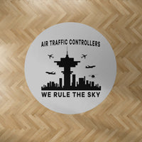 Thumbnail for Air Traffic Controllers - We Rule The Sky Designed Carpet & Floor Mats (Round)