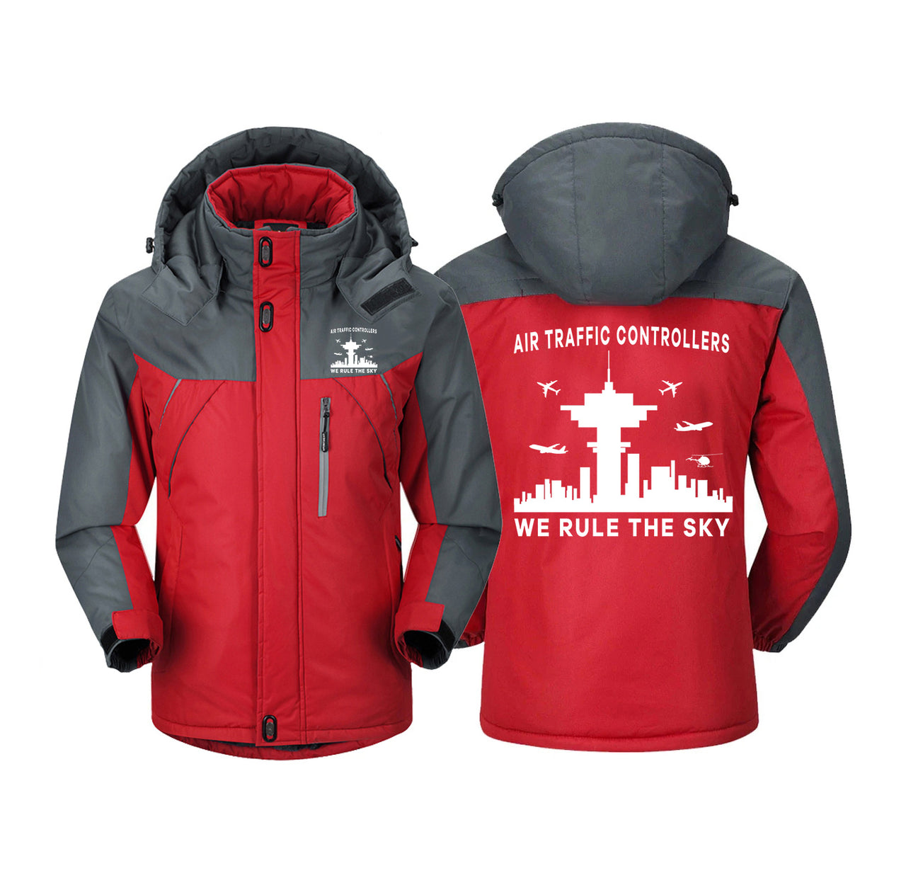 Air Traffic Controllers - We Rule The Sky Designed Thick Winter Jackets