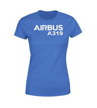 Thumbnail for Airbus A319 & Text Designed Women T-Shirts