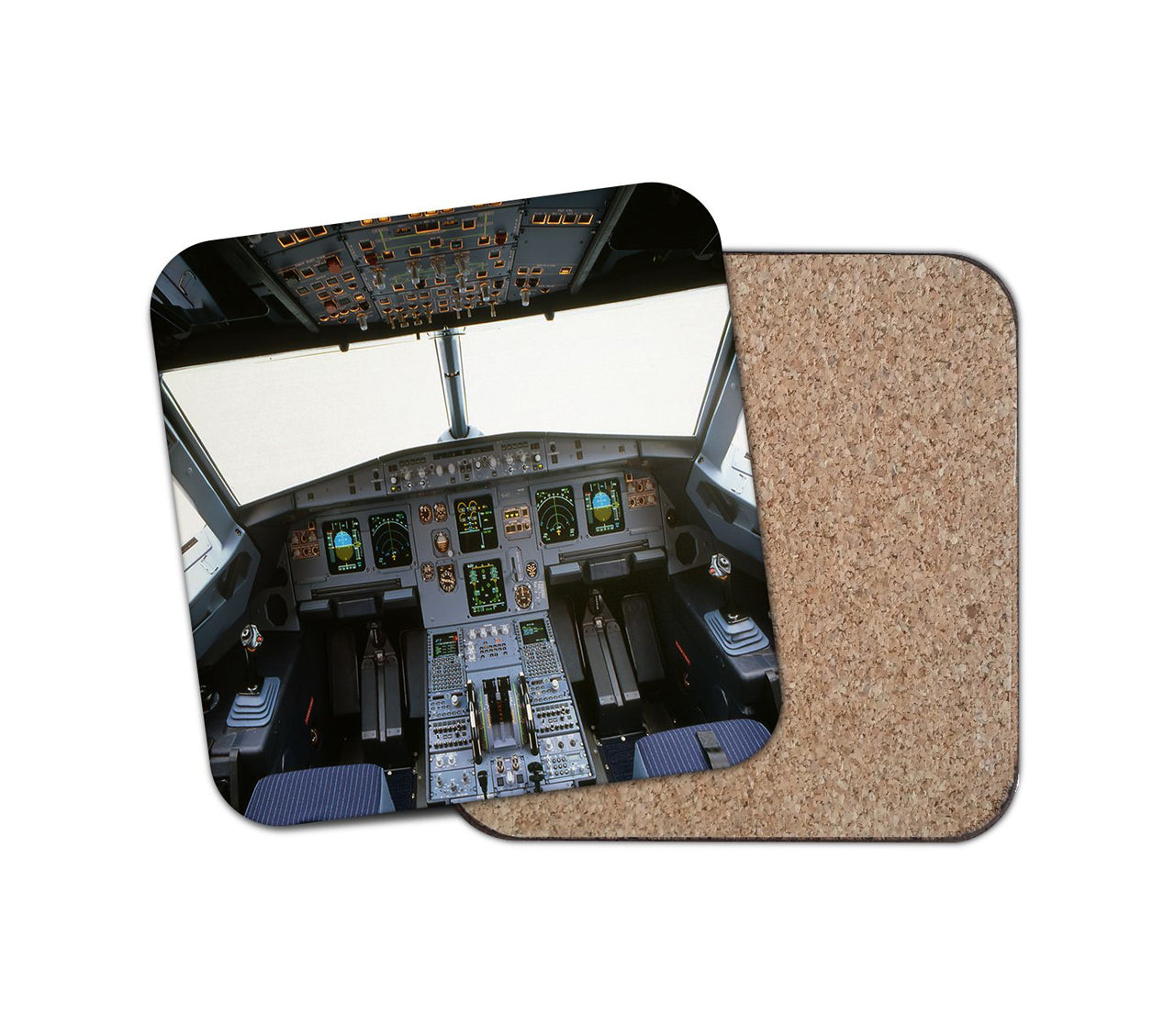 Airbus A320 Cockpit (Wide) Designed Coasters