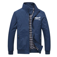 Thumbnail for Airbus A320 Printed Designed Stylish Jackets