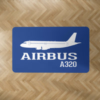 Thumbnail for Airbus A320 Printed Designed Carpet & Floor Mats