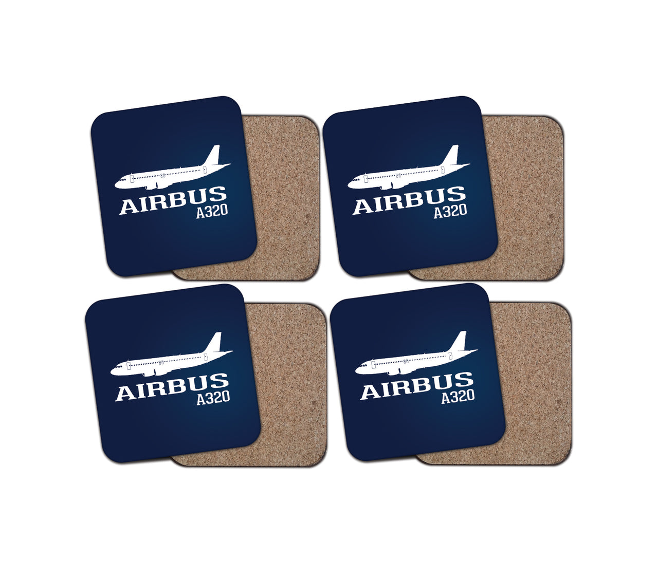 Airbus A320 Printed Designed Coasters