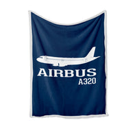 Thumbnail for Airbus A320 Printed Designed Bed Blankets & Covers