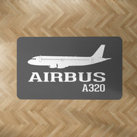 Thumbnail for Airbus A320 Printed Designed Carpet & Floor Mats