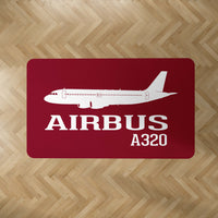 Thumbnail for Airbus A320 Printed Designed Carpet & Floor Mats