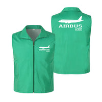 Thumbnail for Airbus A320 Printed Designed Thin Style Vests