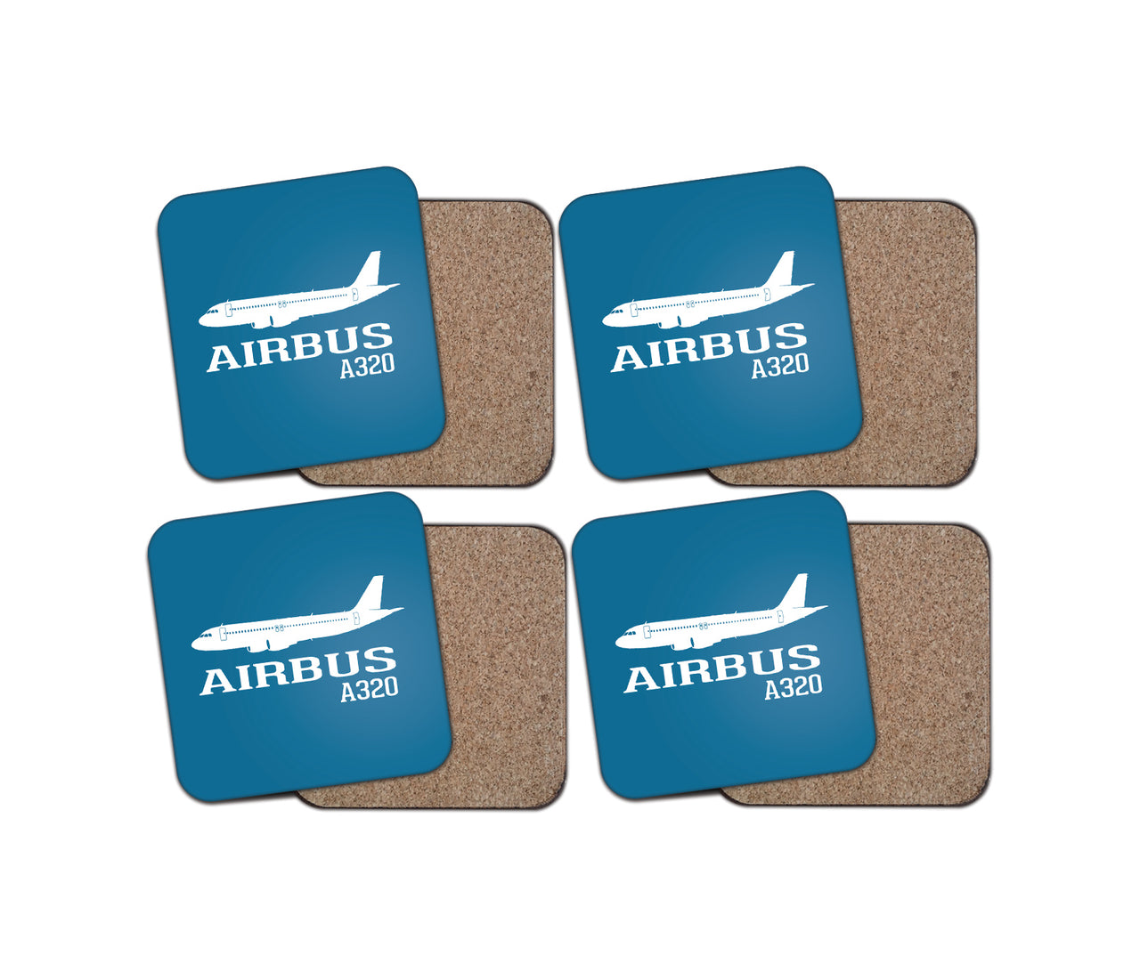 Airbus A320 Printed Designed Coasters