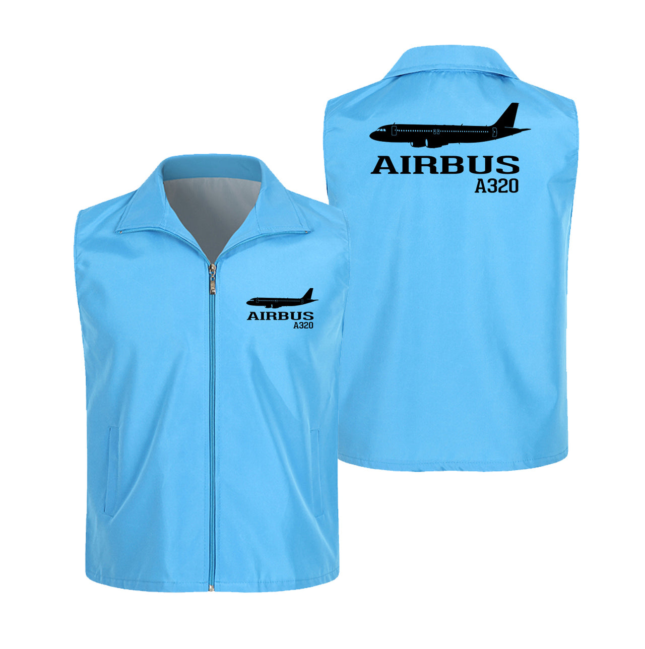 Airbus A320 Printed Designed Thin Style Vests