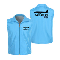 Thumbnail for Airbus A320 Printed Designed Thin Style Vests