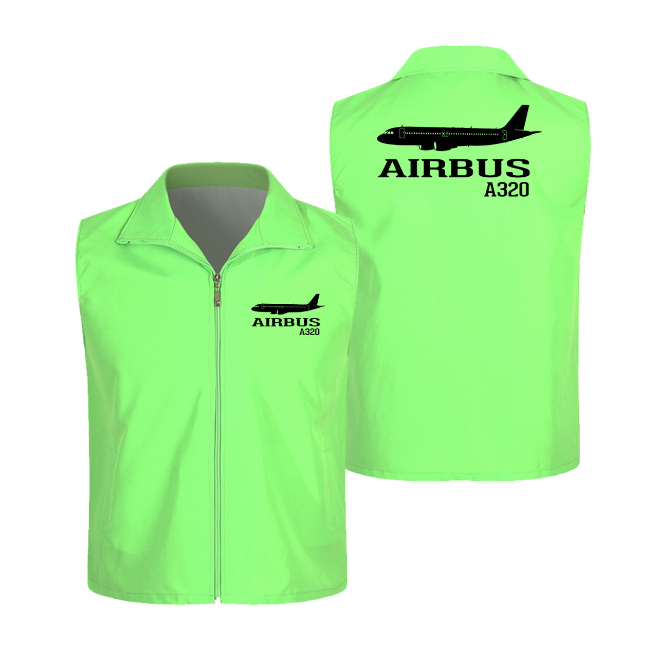 Airbus A320 Printed Designed Thin Style Vests